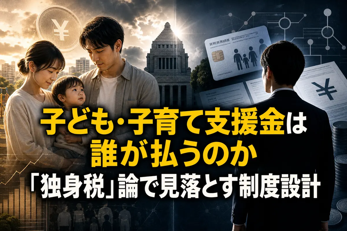 子ども・子育て支援金は誰が払うのか 「独身税」論で見落とす制度設計