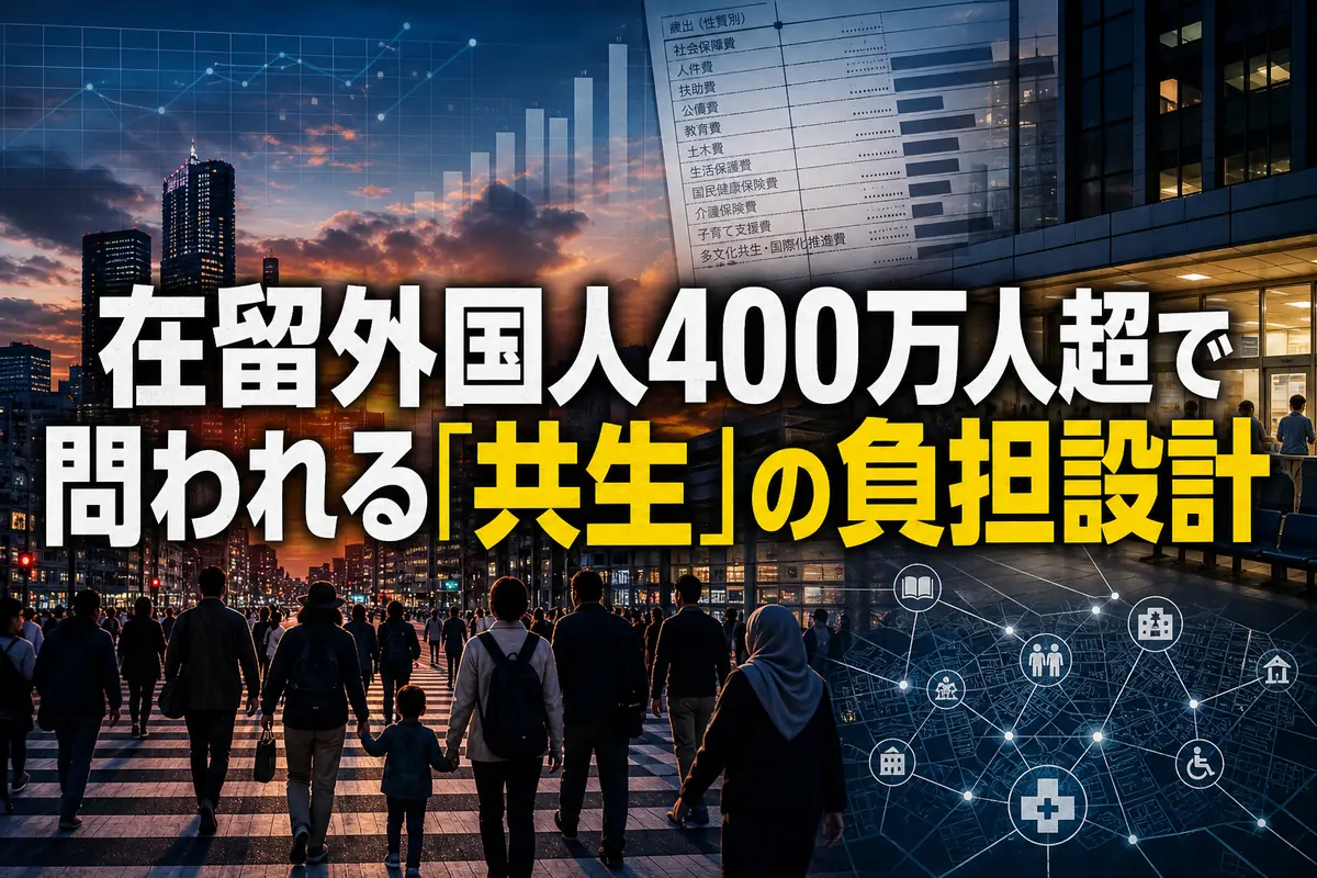 在留外国人400万人超で問われる「共生」の負担設計