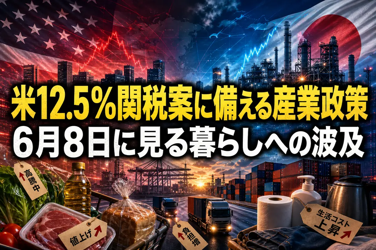 米12.5%関税案に備える産業政策 6月8日に見る暮らしへの波及