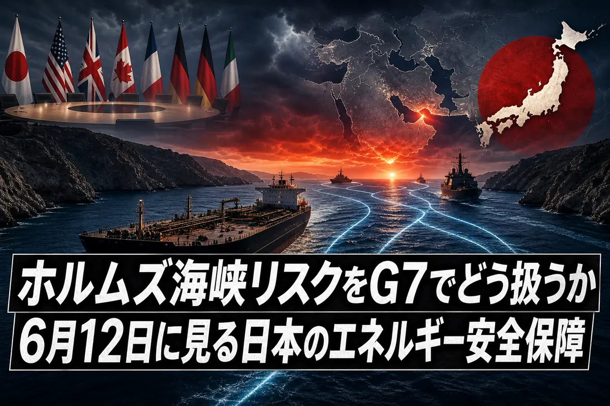 ホルムズ海峡リスクをG7でどう扱うか　6月12日に見る日本のエネルギー安全保障