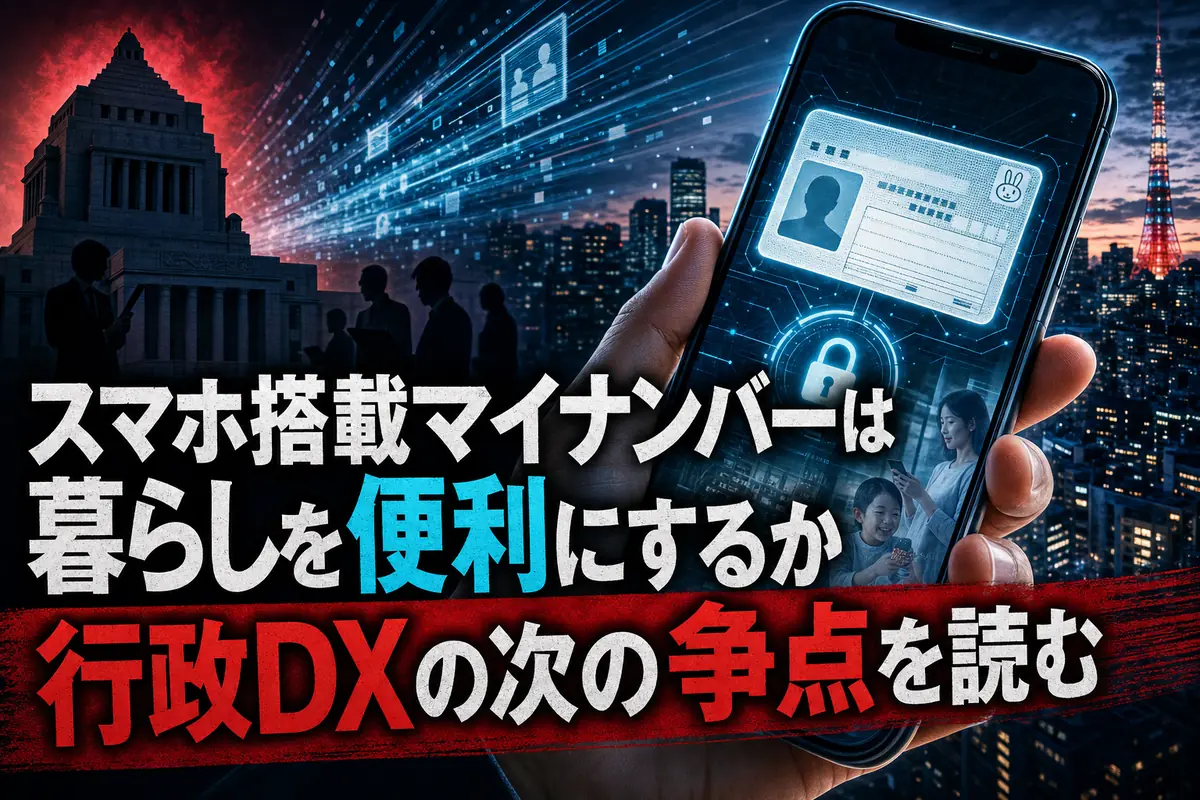 スマホ搭載マイナンバーは暮らしを便利にするか 行政DXの次の争点を読む