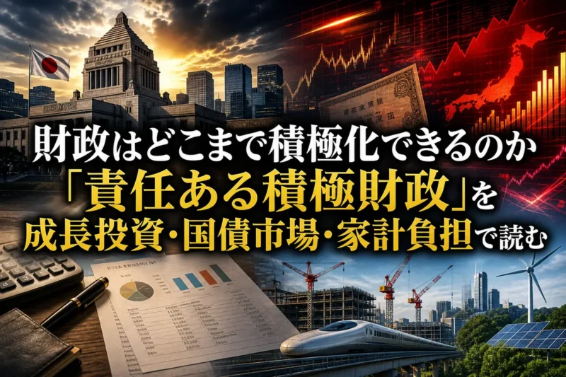 財政はどこまで積極化できるのか　「責任ある積極財政」を成長投資・国債市場・家計負担で読む
