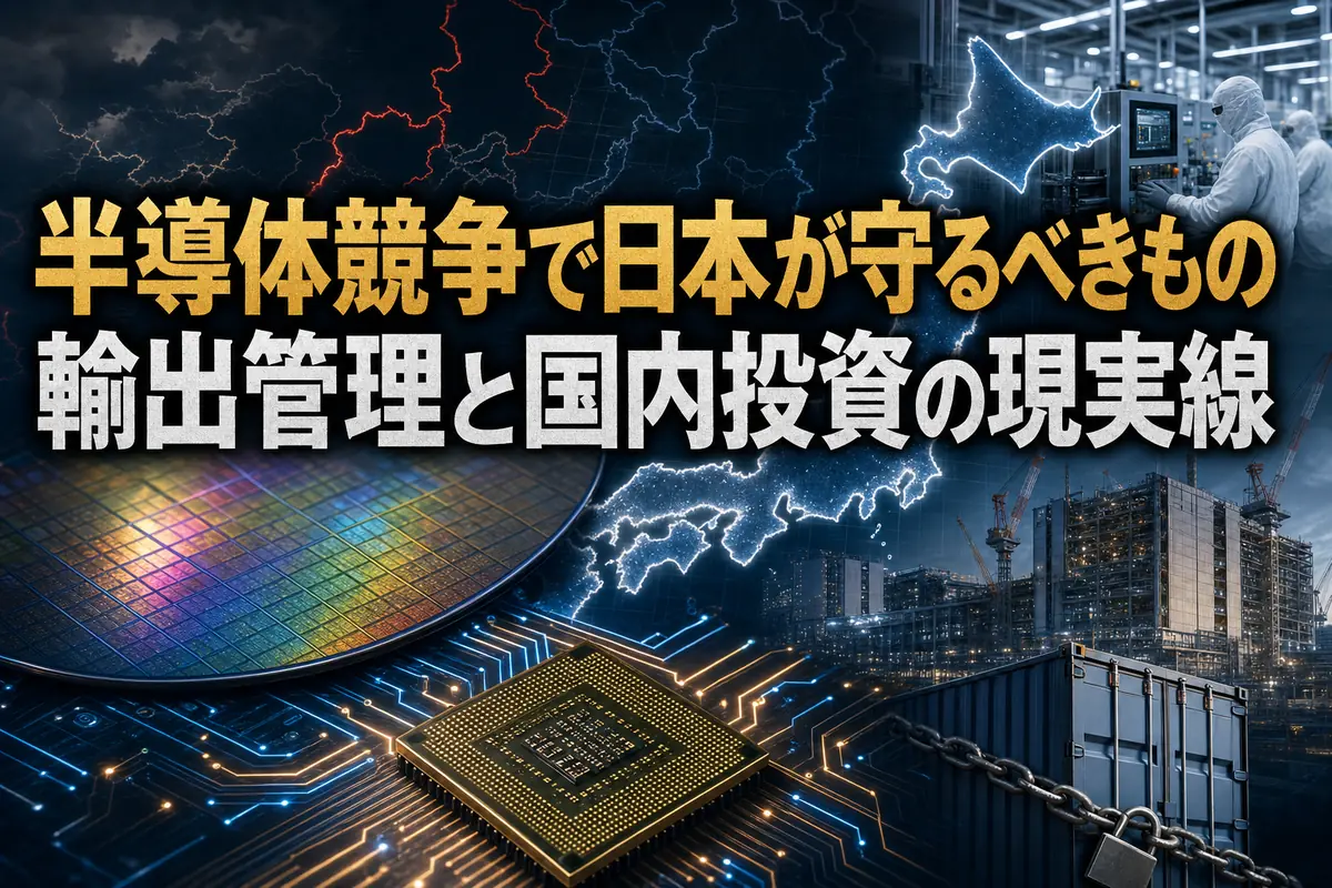 半導体競争で日本が守るべきもの 輸出管理と国内投資の現実線